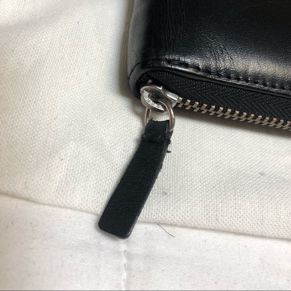 Everlane black leather zip wallet - Picture 5 of 7